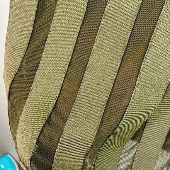 House of CB Olive Khaki Bandage Pencil Skirt - Picture 6 of 9